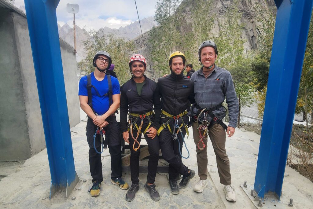 hussaini bridge zipline