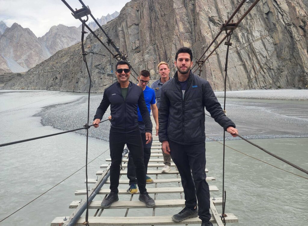 hussaini suspension bridge